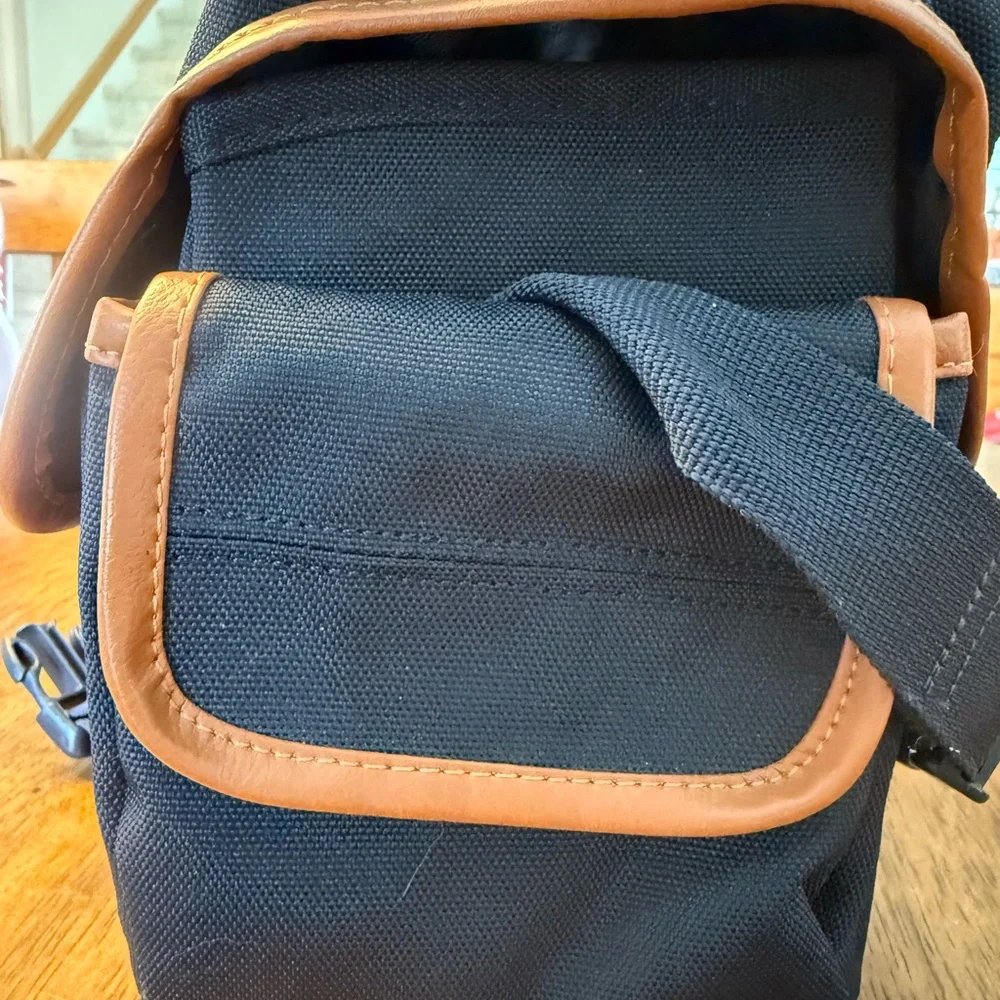 Samsonite Navy and Tan Men's Messenger Bag